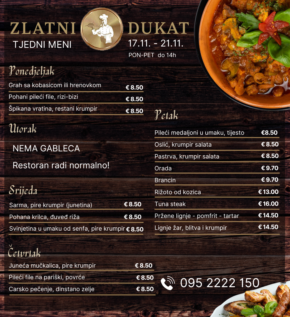 Zlatni Dukat tjedni Menu (2)